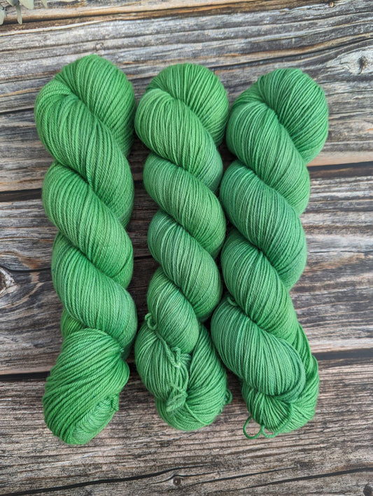 OOAK Dogweed & Deathcap "Happy Accident" Hand Dyed Yarn Colorway Sock Weight